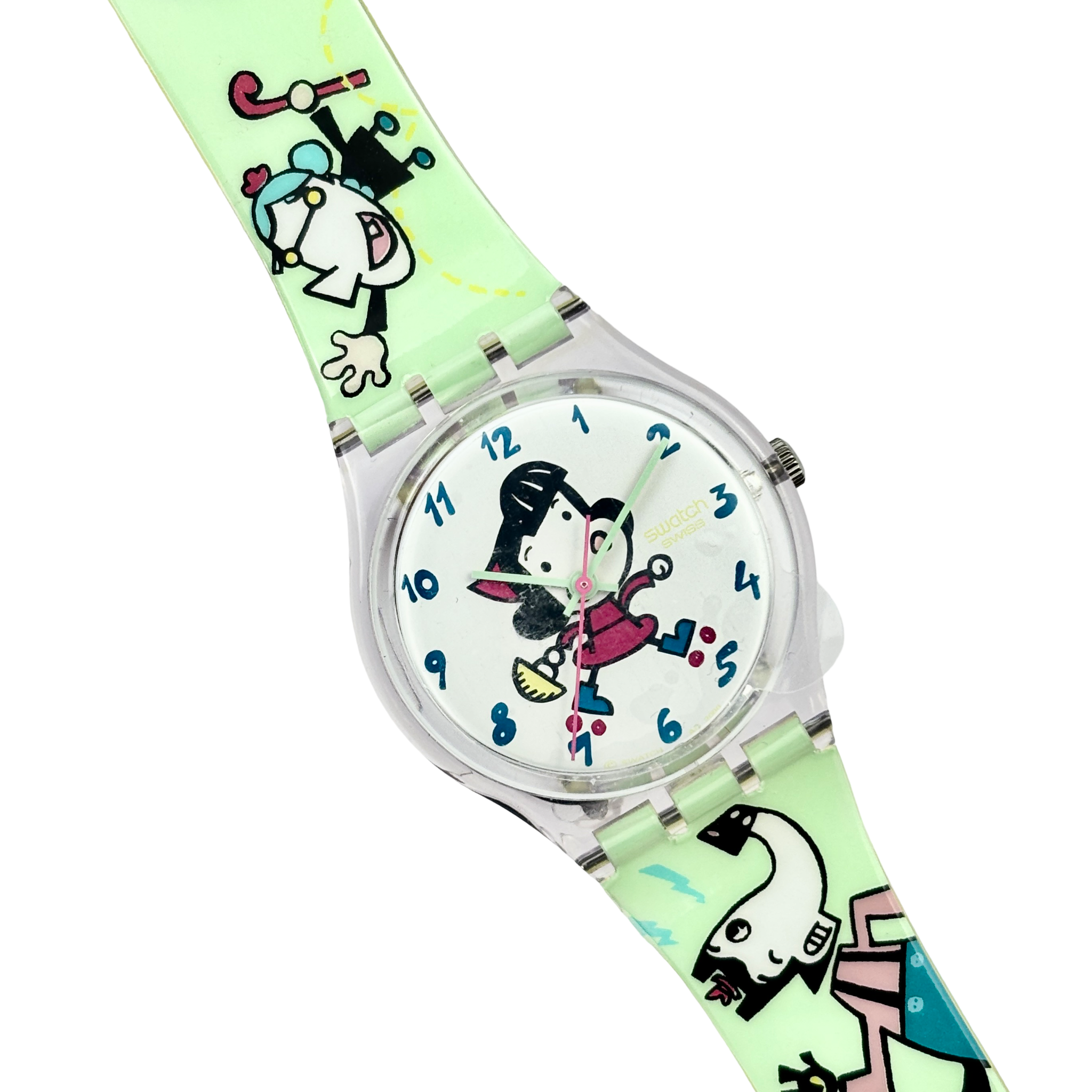 Swatch Gent – HAPPINESS (GP116) mit Box & Papieren NOS