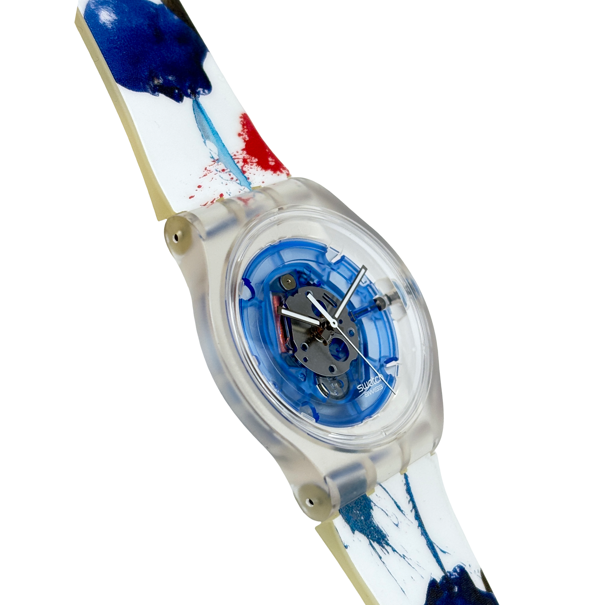 Swatch New Gent - BLUE (BLUE MAN GROUP) | SUJK104C | mit Box & Papieren | NOS