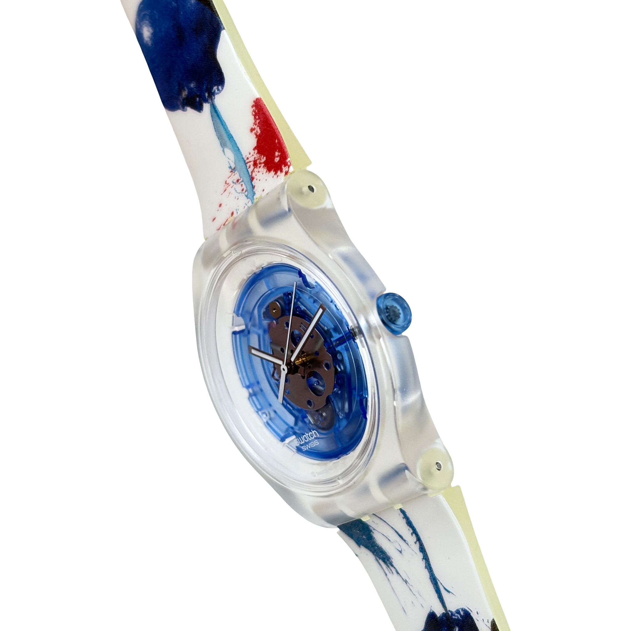 Swatch New Gent - BLUE (BLUE MAN GROUP) | SUJK104C | mit Box & Papieren | NOS