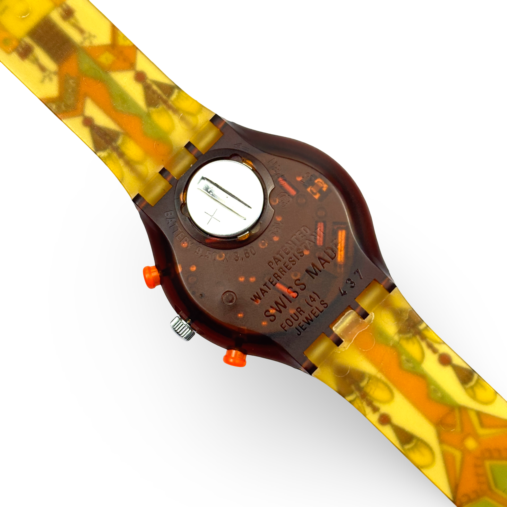 Swatch Chrono – DANCING FEATHERS | Ref: SCO100