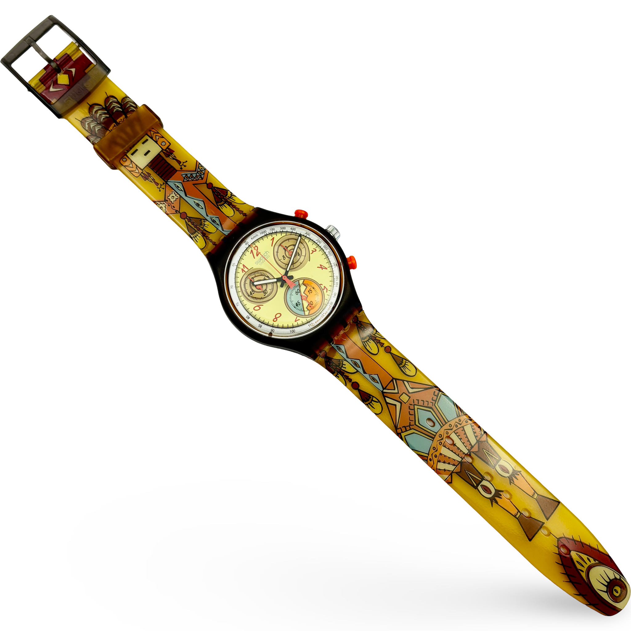 Swatch Chrono – DANCING FEATHERS | Ref: SCO100