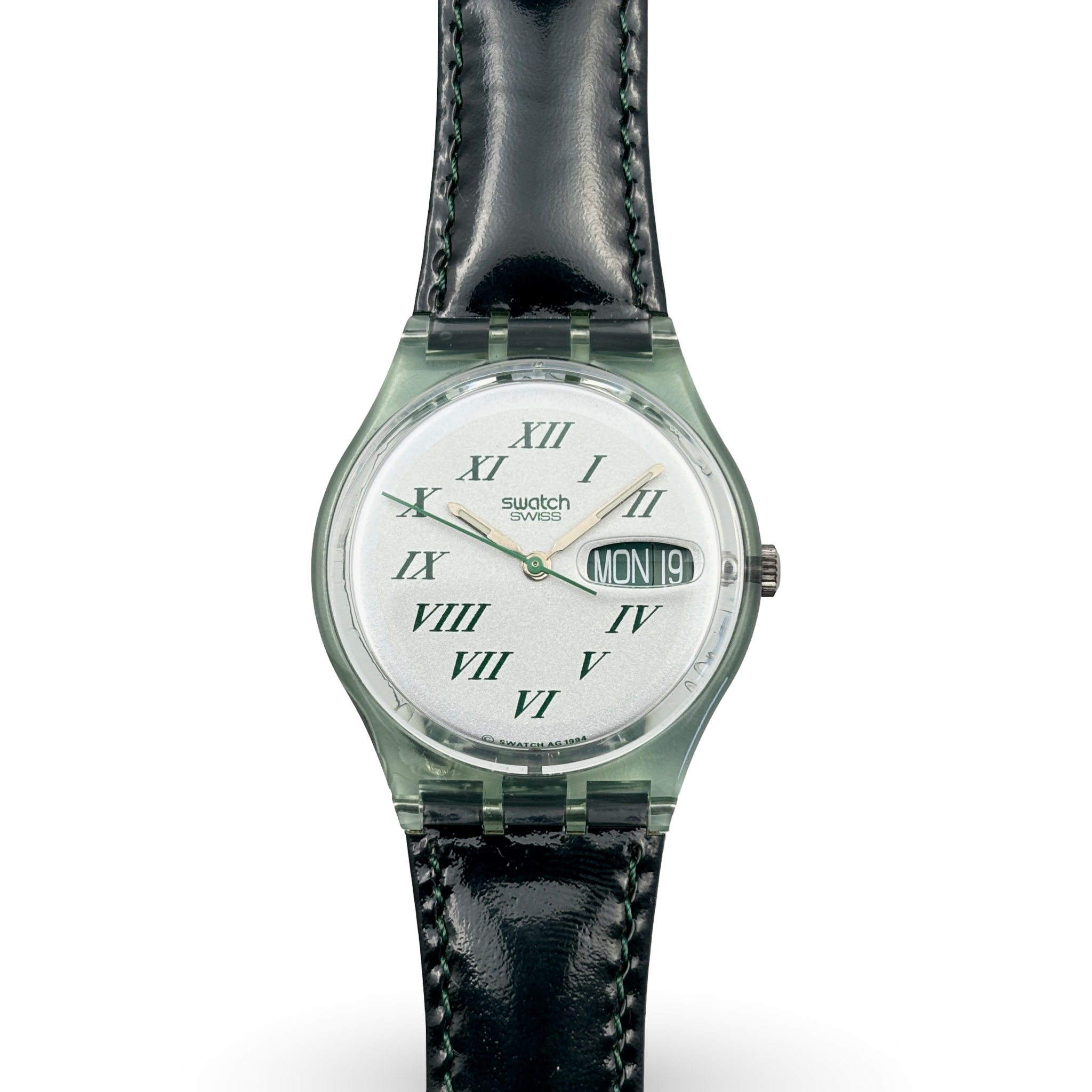 Swatch Gent – GREEN LACQUER | Ref: GM709 | NOS