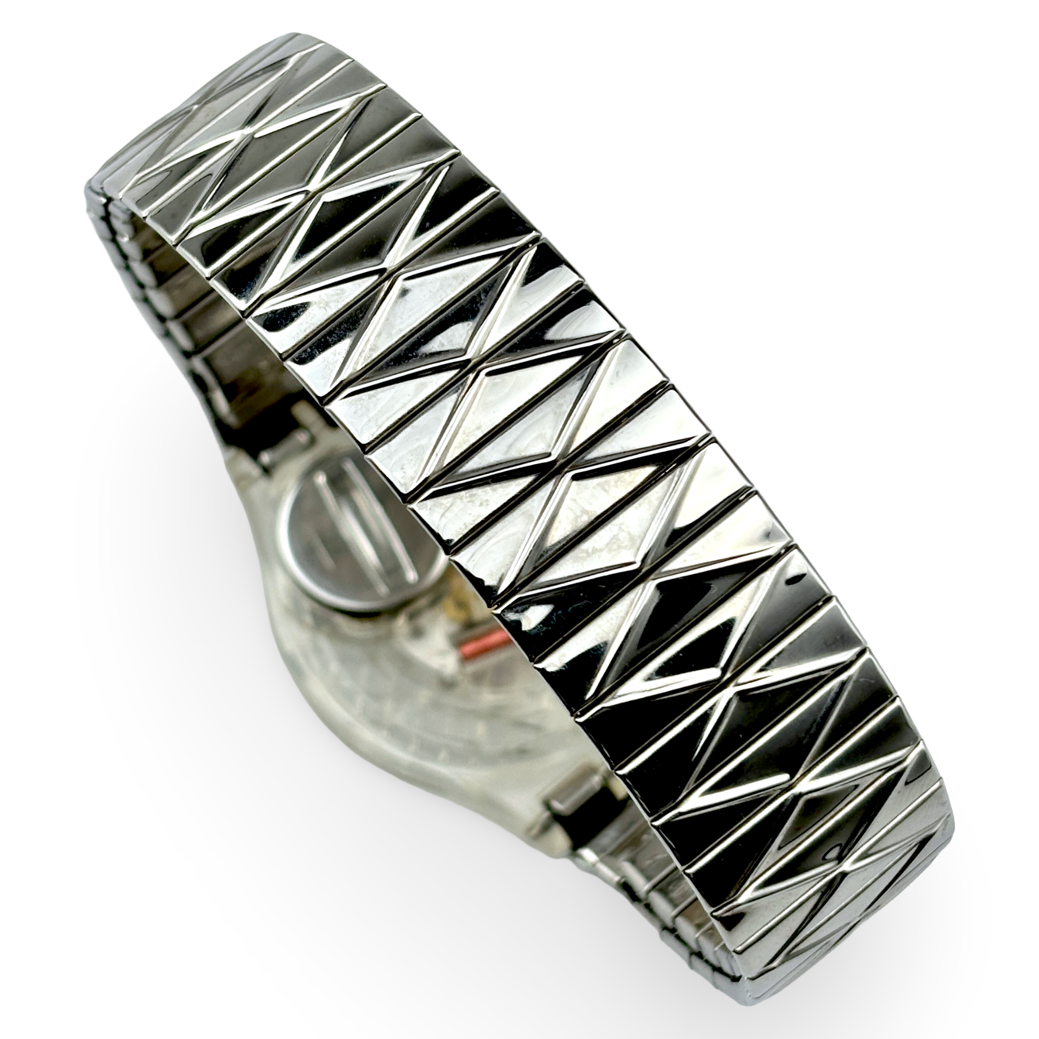 Swatch Gent – Silver Net | Ref: GK186 NOS