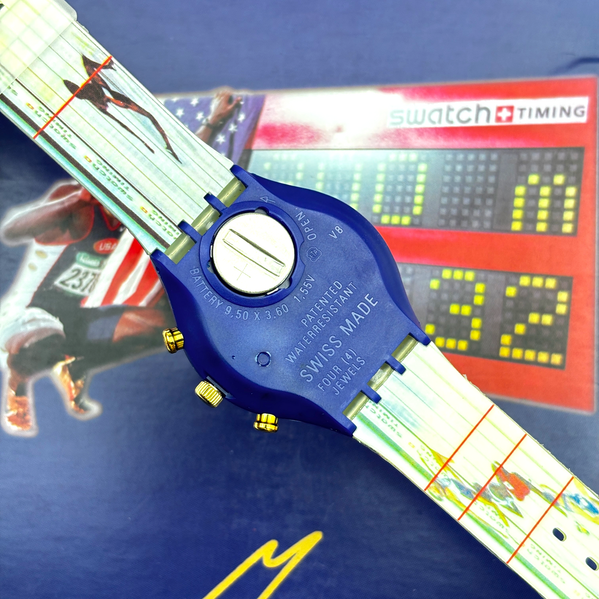 Swatch Chrono – Gold Medal - Michael Johnson Special 1997 | Ref: SCZ400 - NOS