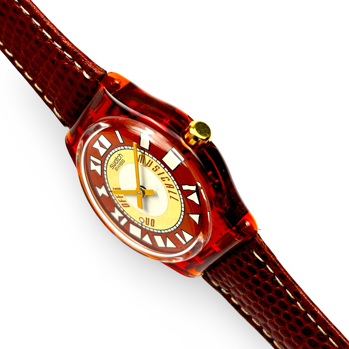 Swatch Musicall – BROWN PIANO - 1994 | Ref: SLF100 - NOS