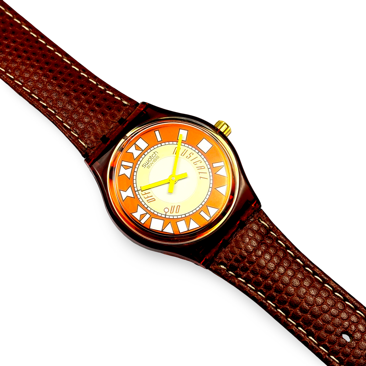 Swatch Musicall – BROWN PIANO - 1994 | Ref: SLF100 - NOS