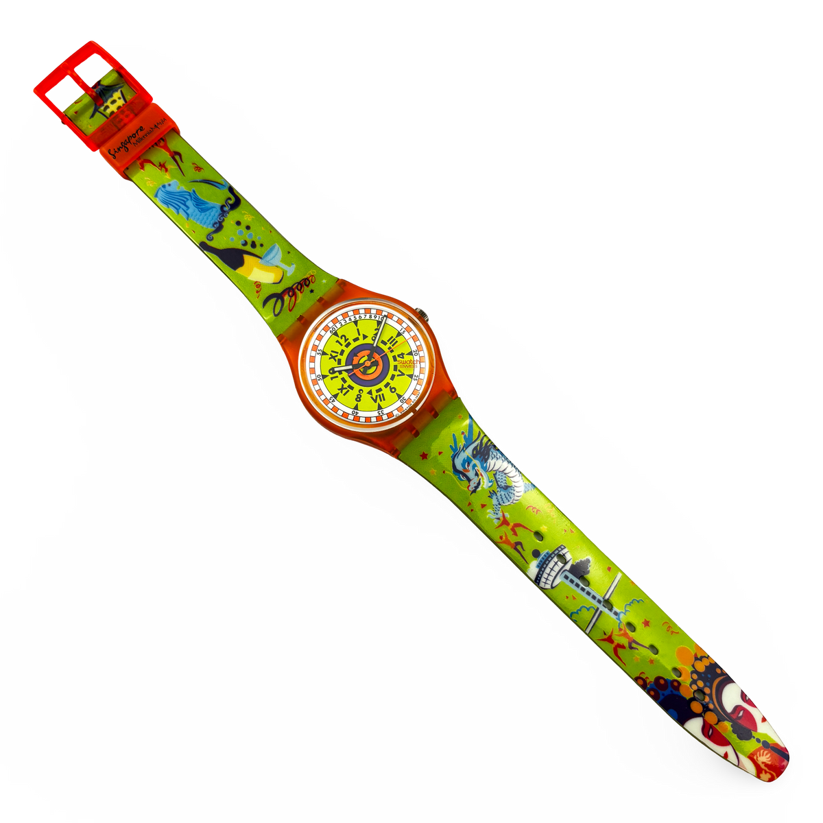 Swatch Gent – Singapore Millennium Mania SEA TRAFFIC - Special 1999 | Ref: GO101C - NOS