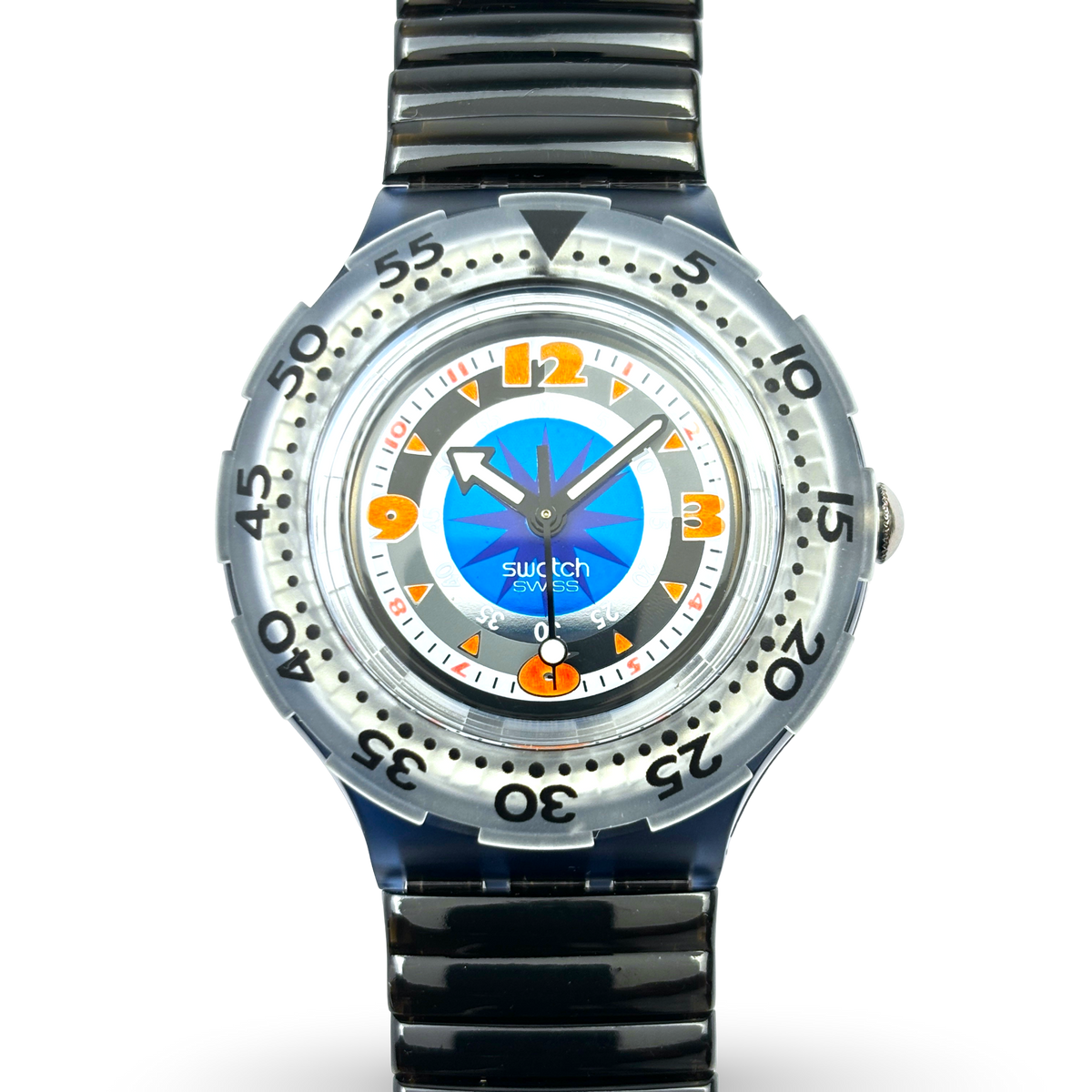 Swatch Scuba - Black Gondola - 1994 | Ref: SDM100 - Full Set - NOS