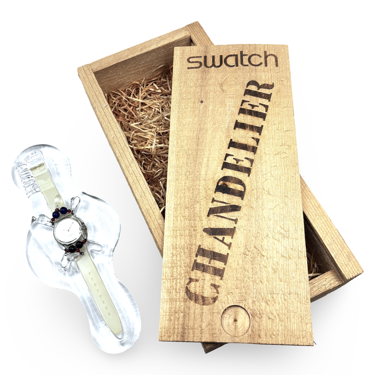 Swatch Gent - CHANDELIER - X-Mas Special 1992 | Ref: GZ125- Full Set - NOS