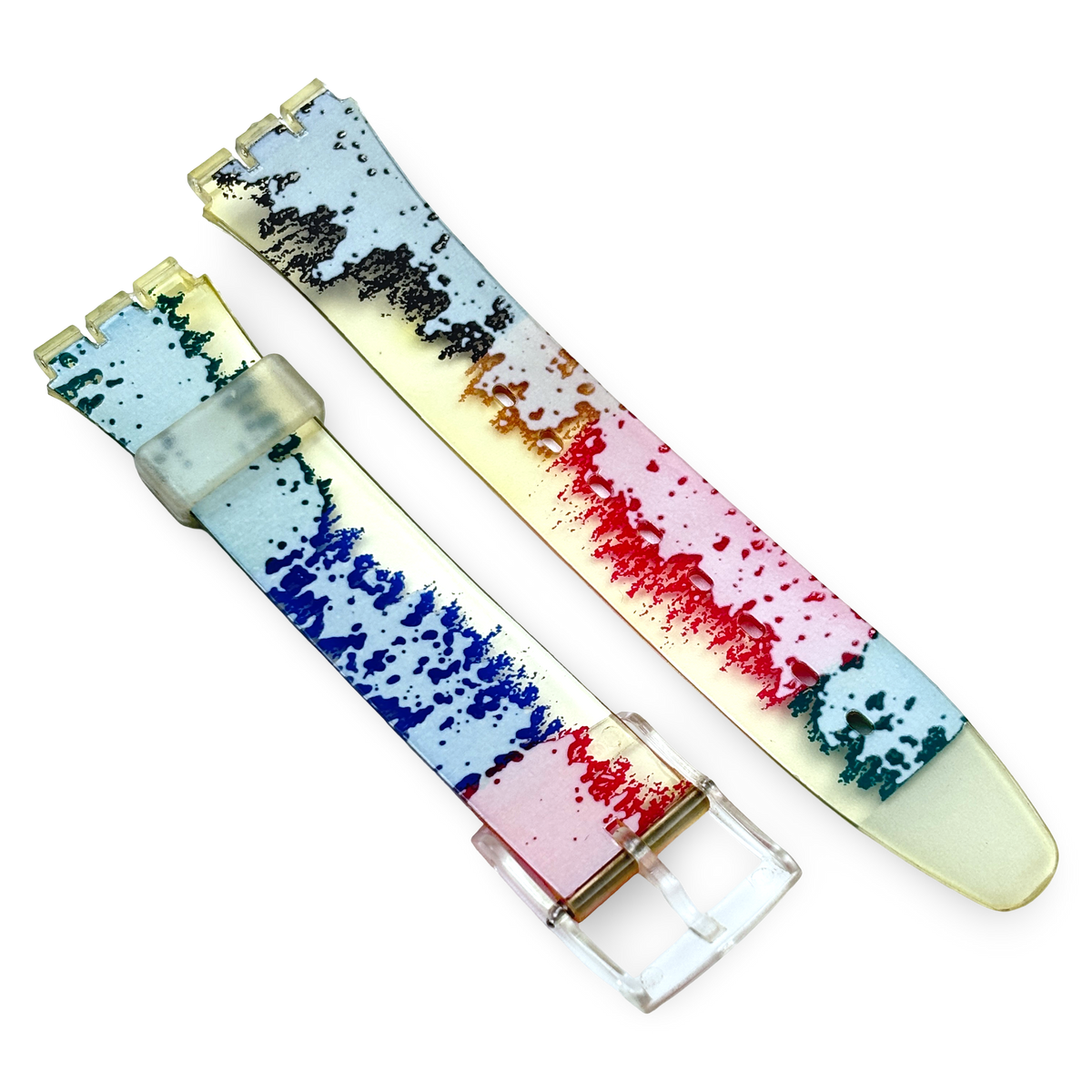 Swatch Armband - 17 mm - COLOR SCRIBBLER - Ref: AGK249 - NOS