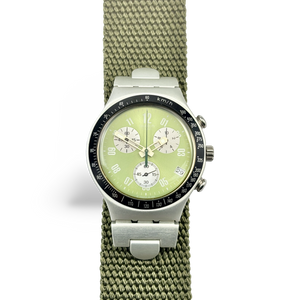 Swatch Irony Chrono – Bravely (YCS4018) with Box & Papers - NOS