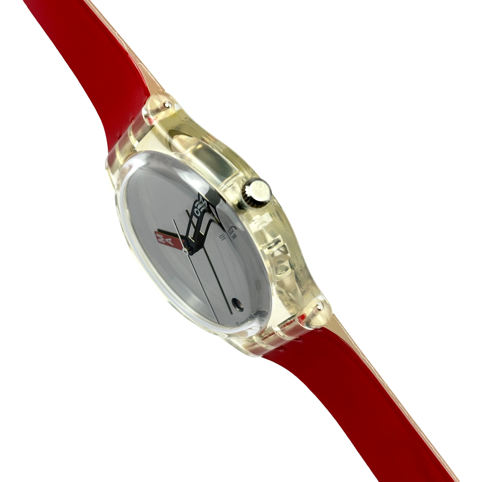 Swatch Gent – MOMA Red (GZ406D) mit Box & Papieren NOS