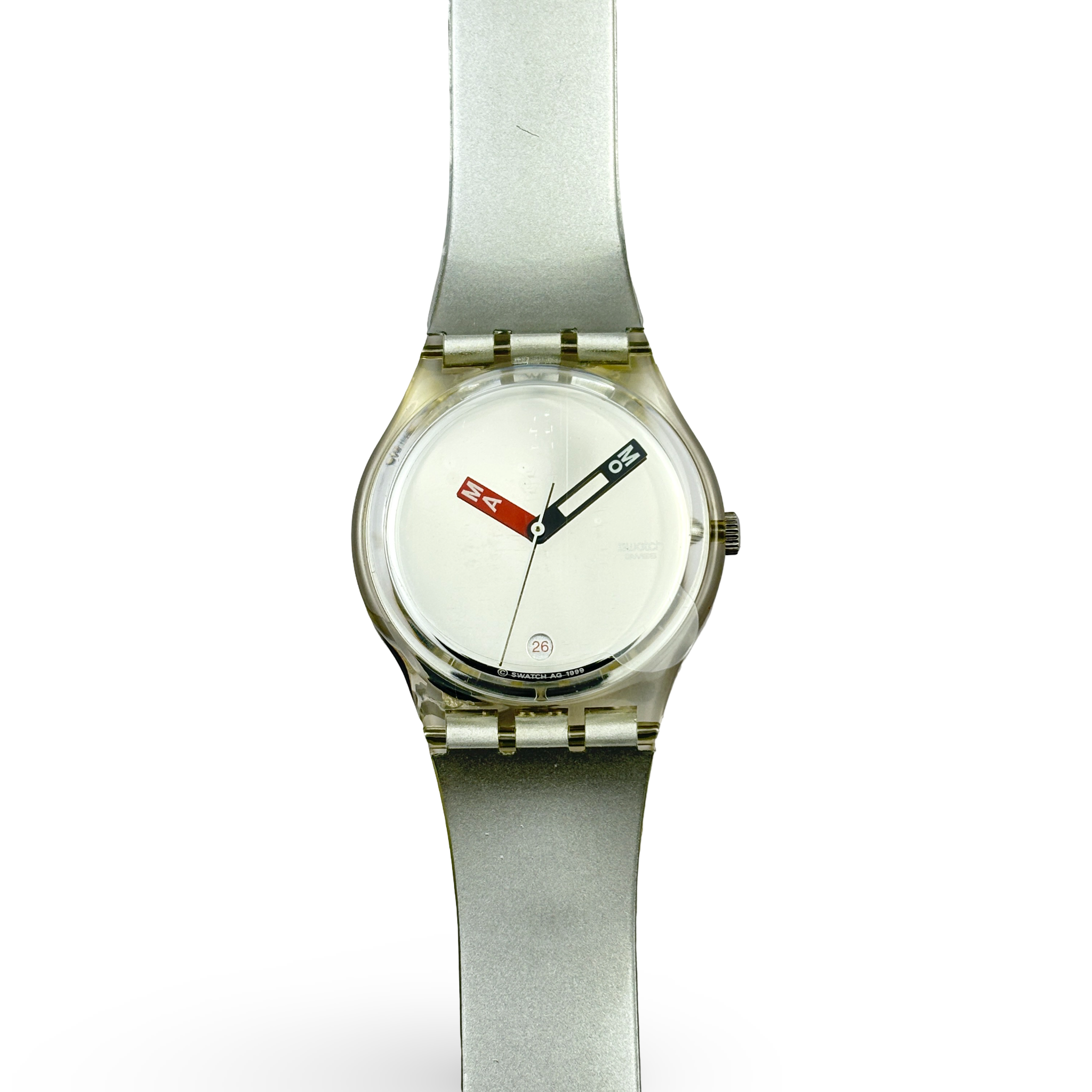 Swatch Gent – MOMA Grey (GZ406) mit Box & Papieren NOS