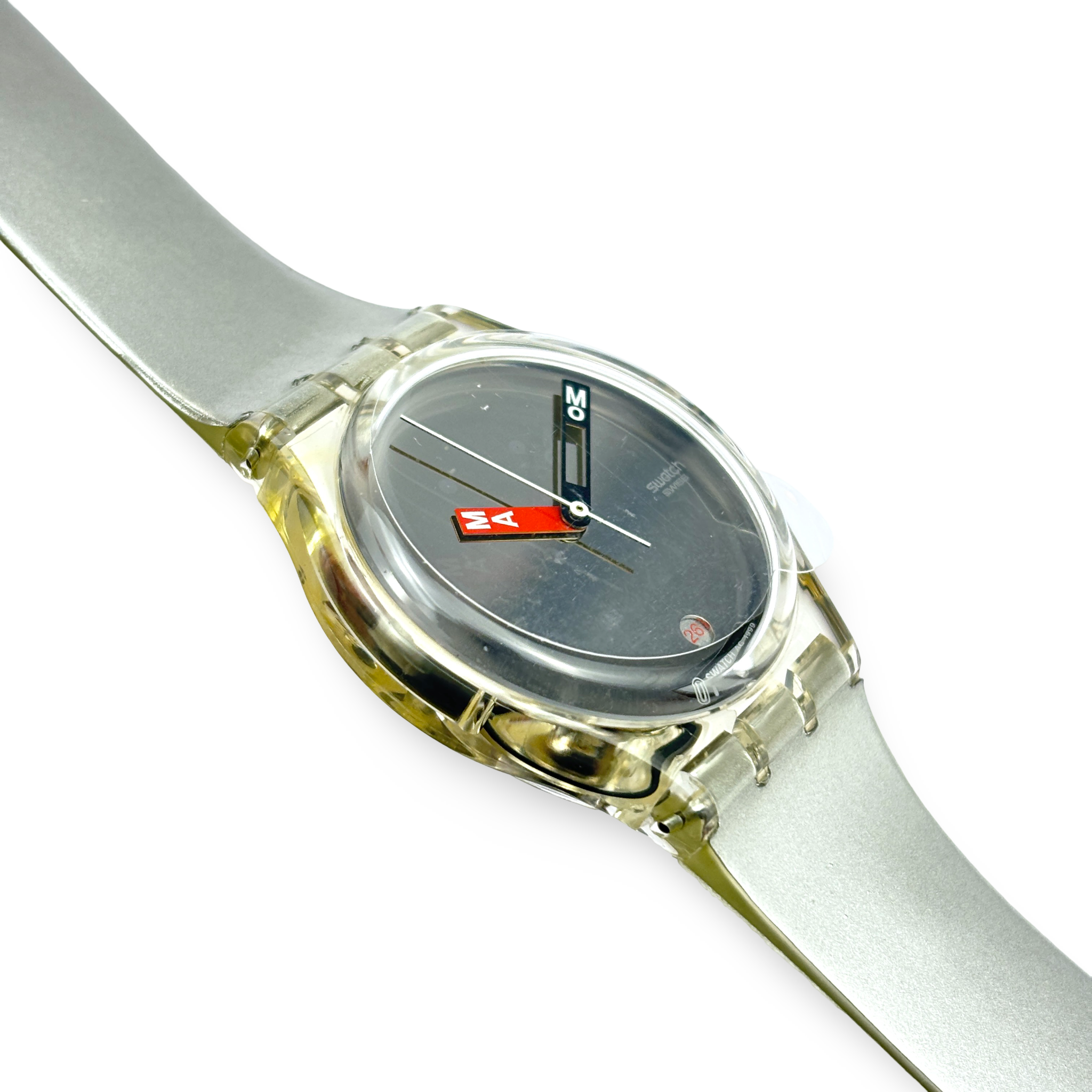 Swatch Gent – MOMA Grey (GZ406) mit Box & Papieren NOS