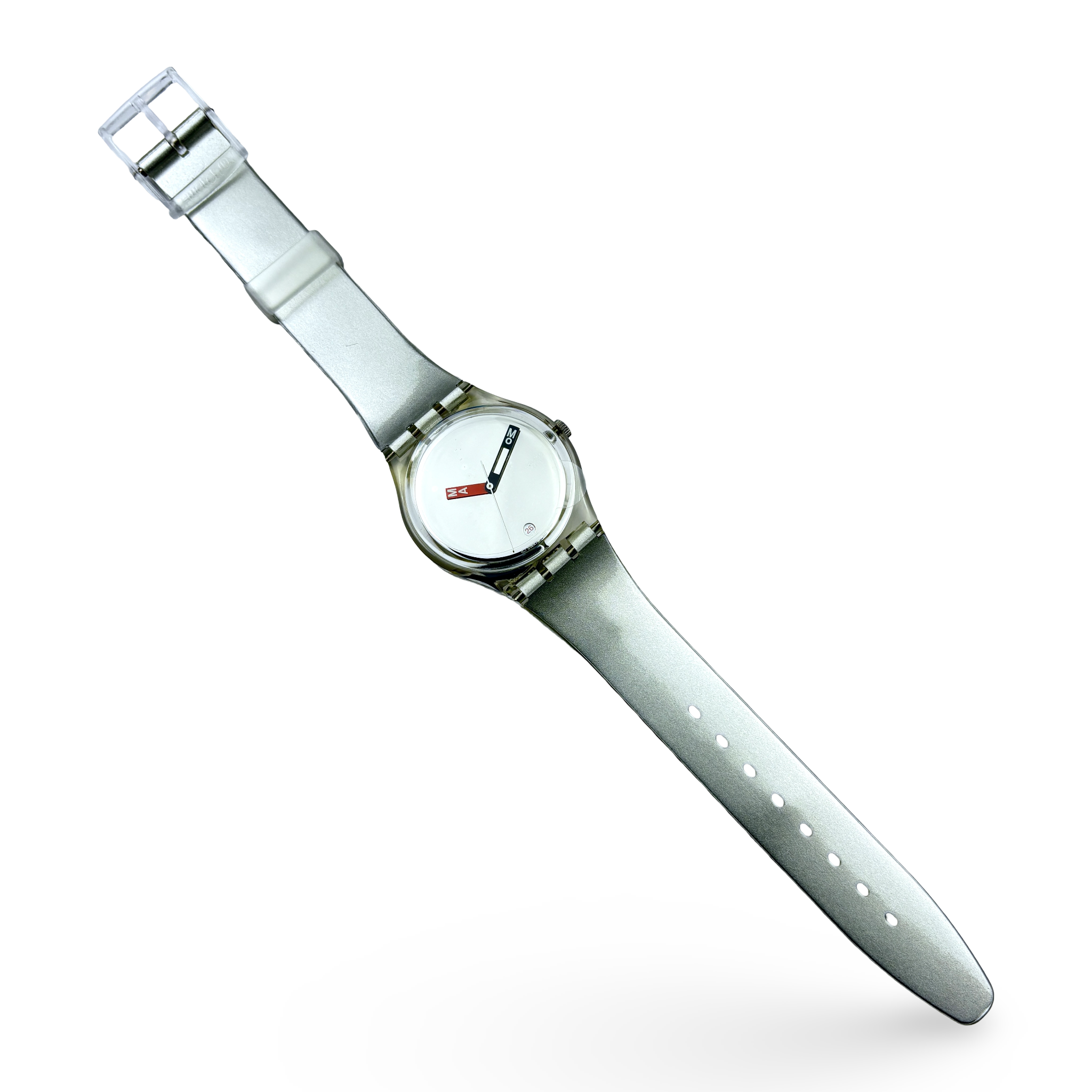 Swatch Gent – MOMA Grey (GZ406) mit Box & Papieren NOS