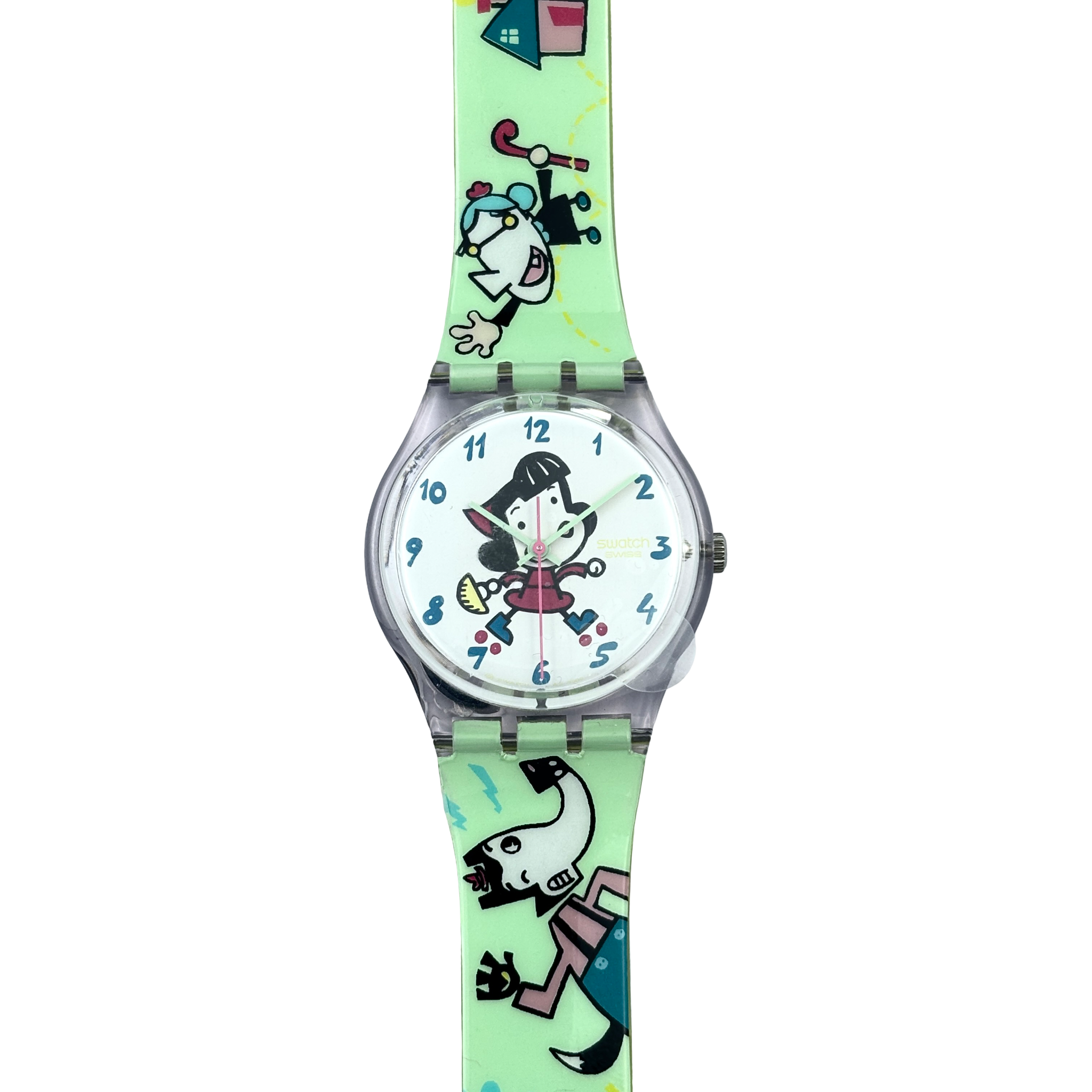 Swatch Gent – HAPPINESS (GP116) mit Box & Papieren NOS