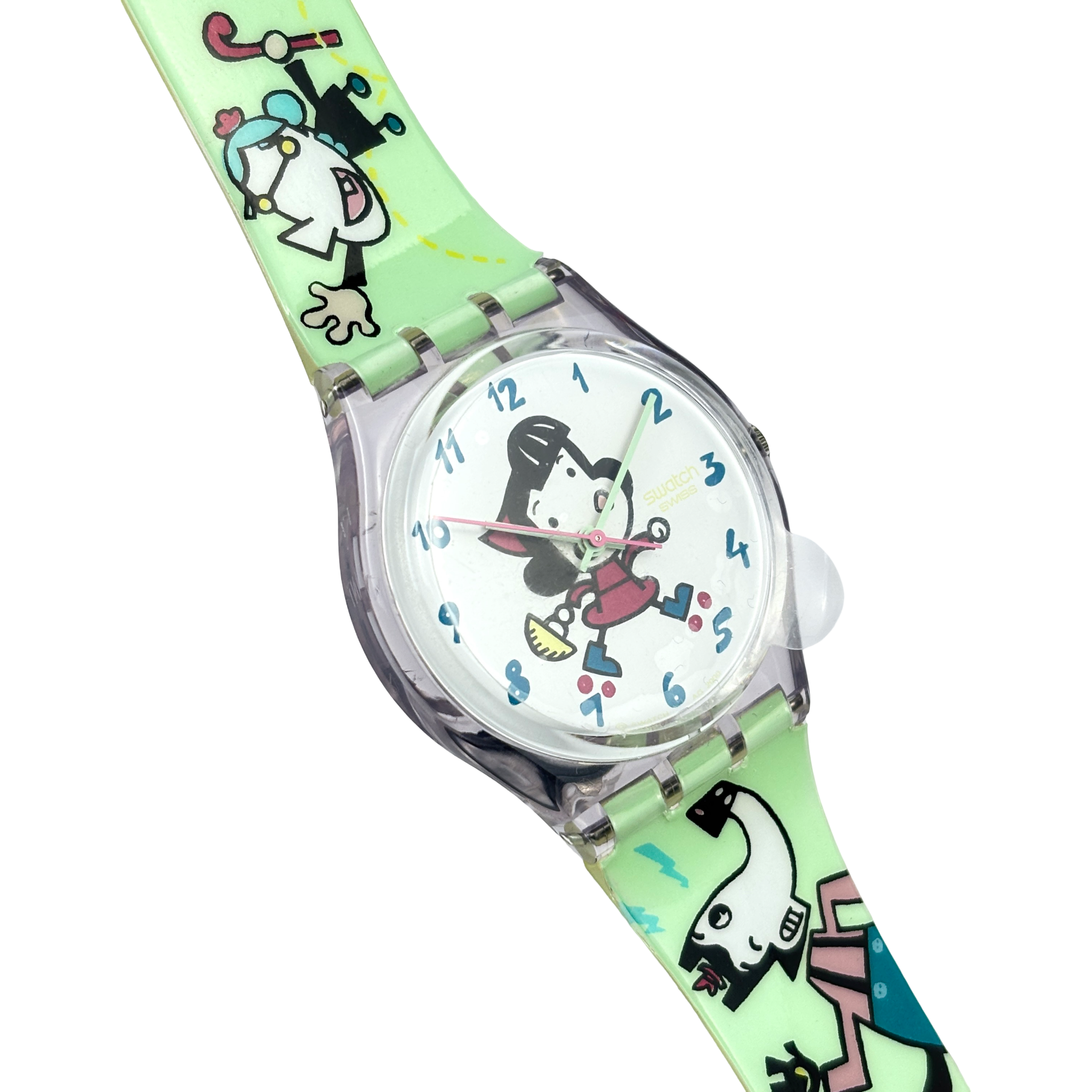 Swatch Gent – HAPPINESS (GP116) mit Box & Papieren NOS