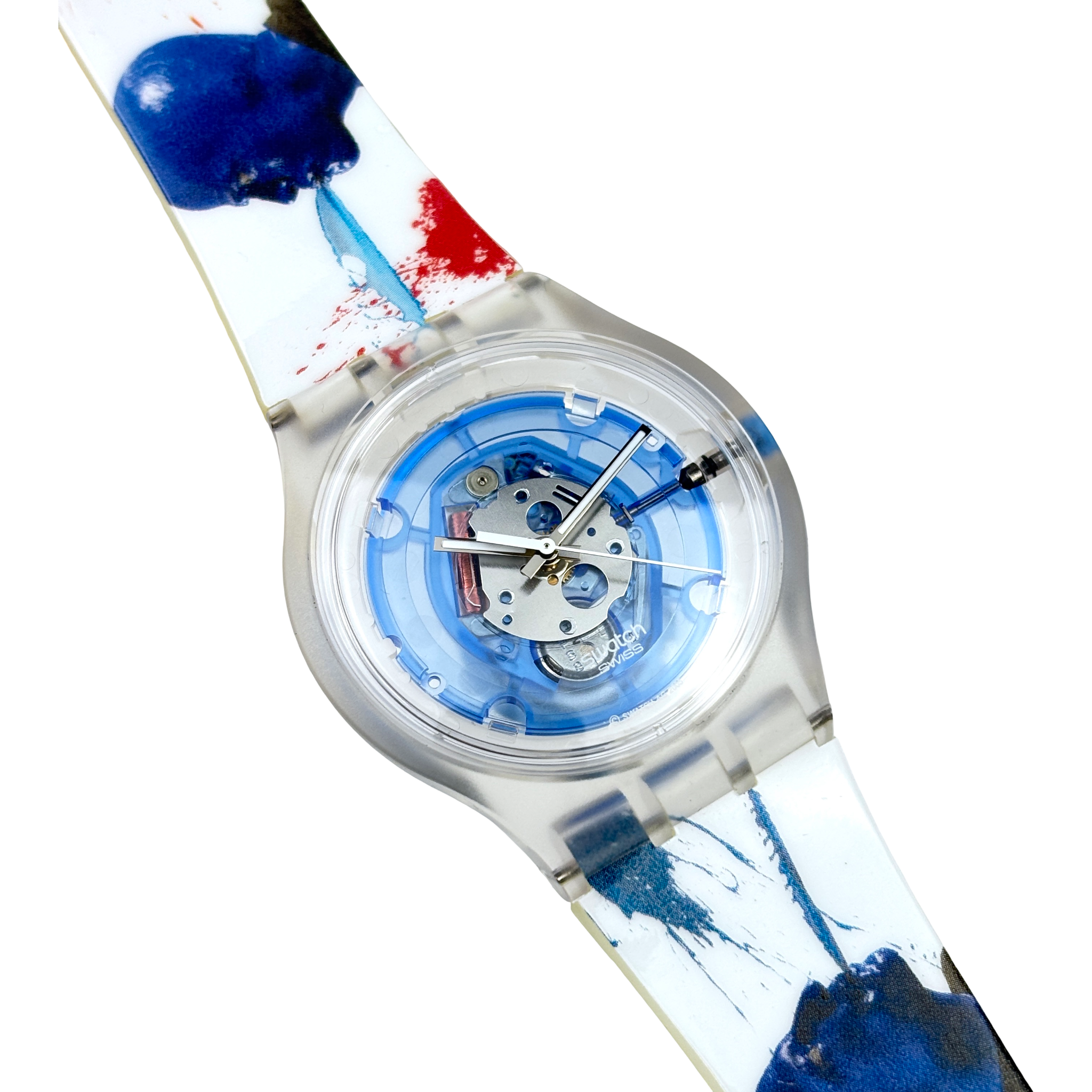 Swatch New Gent - BLUE (BLUE MAN GROUP) | SUJK104C | mit Box & Papieren | NOS