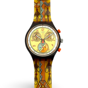 Swatch Chrono – DANCING FEATHERS | Ref: SCO100