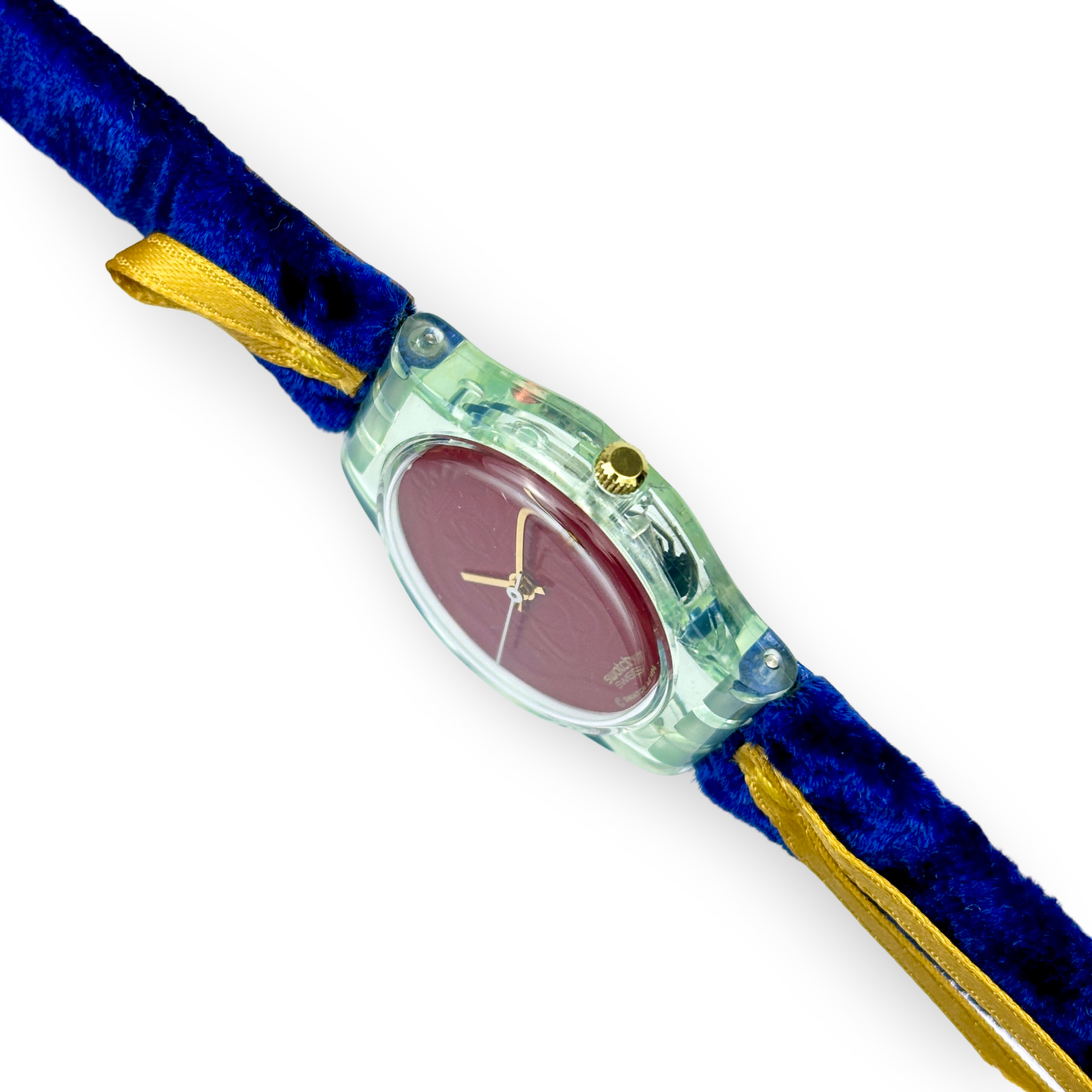 Swatch Lady – CORD ON BLEU | Ref: LG114 | NOS