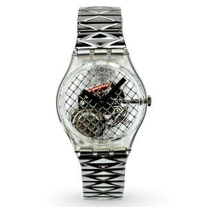 Swatch Gent – Silver Net | Ref: GK186 NOS
