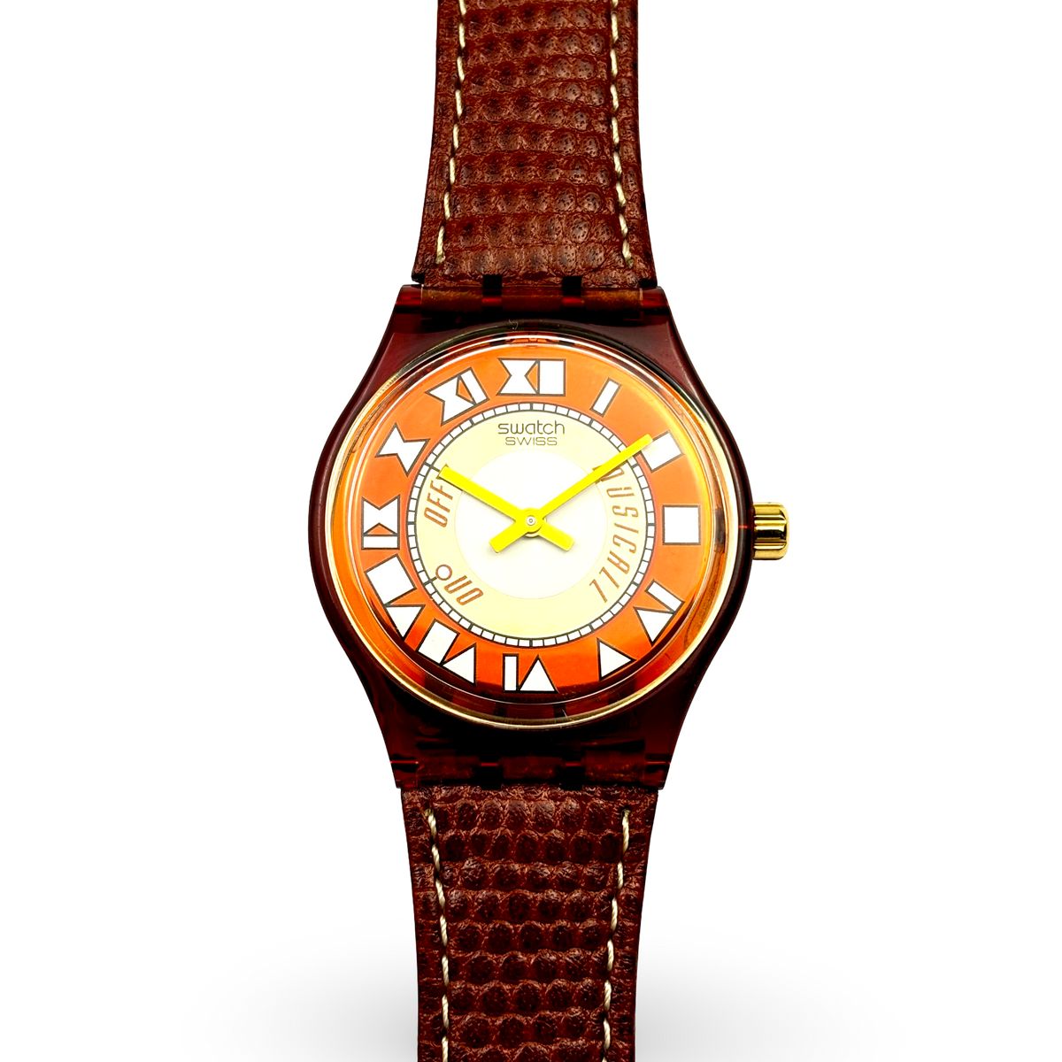 Swatch Musicall – BROWN PIANO - 1994 | Ref: SLF100 - NOS
