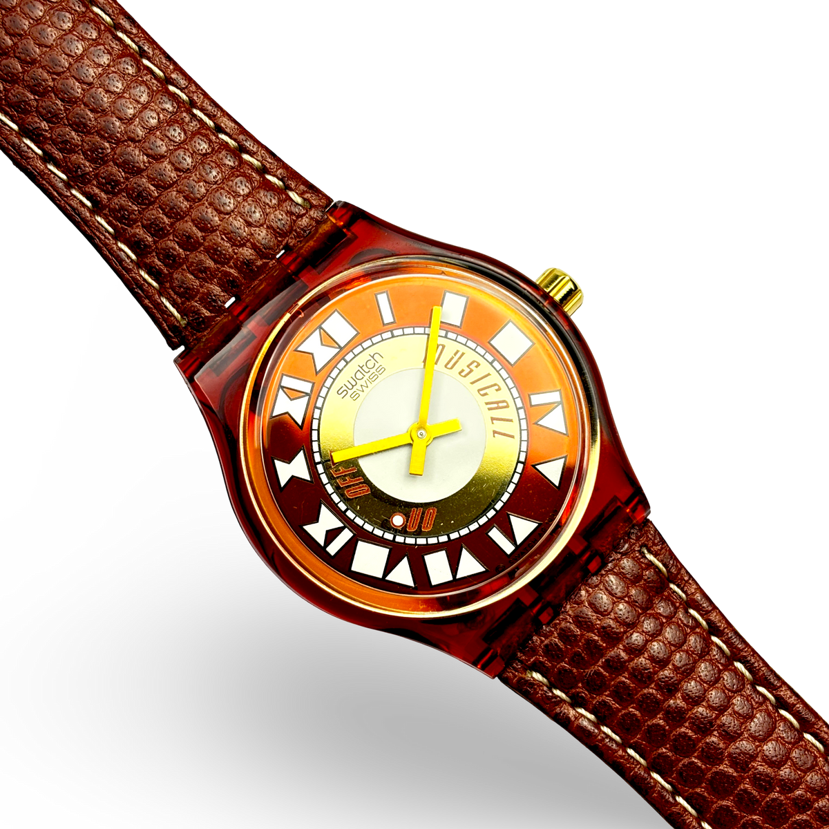Swatch Musicall – BROWN PIANO - 1994 | Ref: SLF100 - NOS
