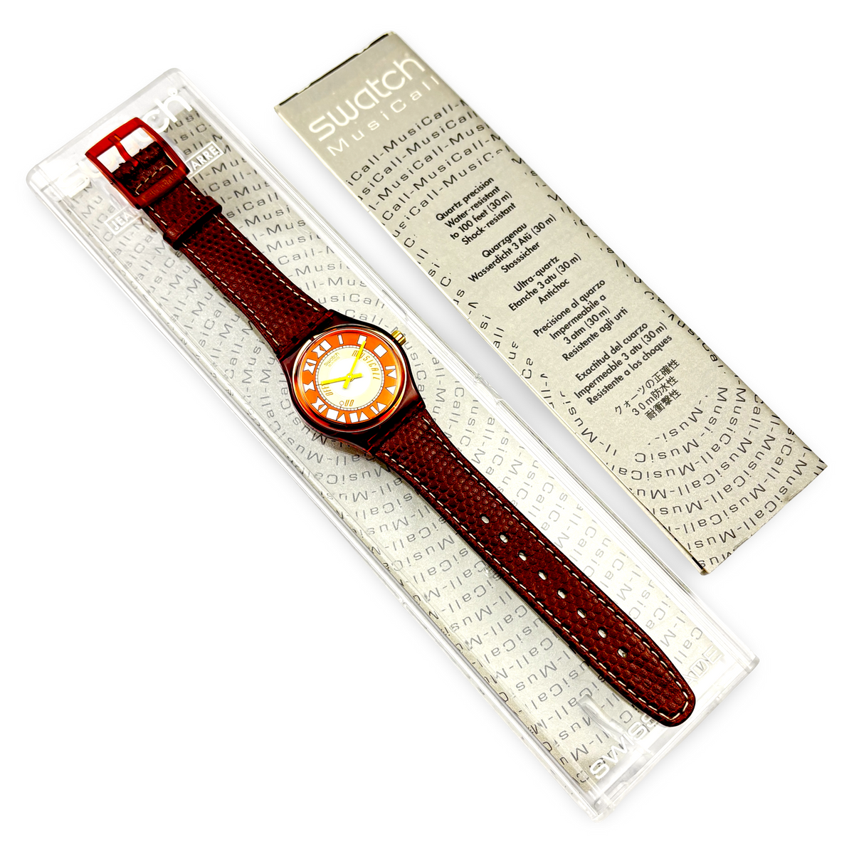 Swatch Musicall – BROWN PIANO - 1994 | Ref: SLF100 - NOS