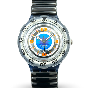 Swatch Scuba - Black Gondola - 1994 | Ref: SDM100 - Full Set - NOS