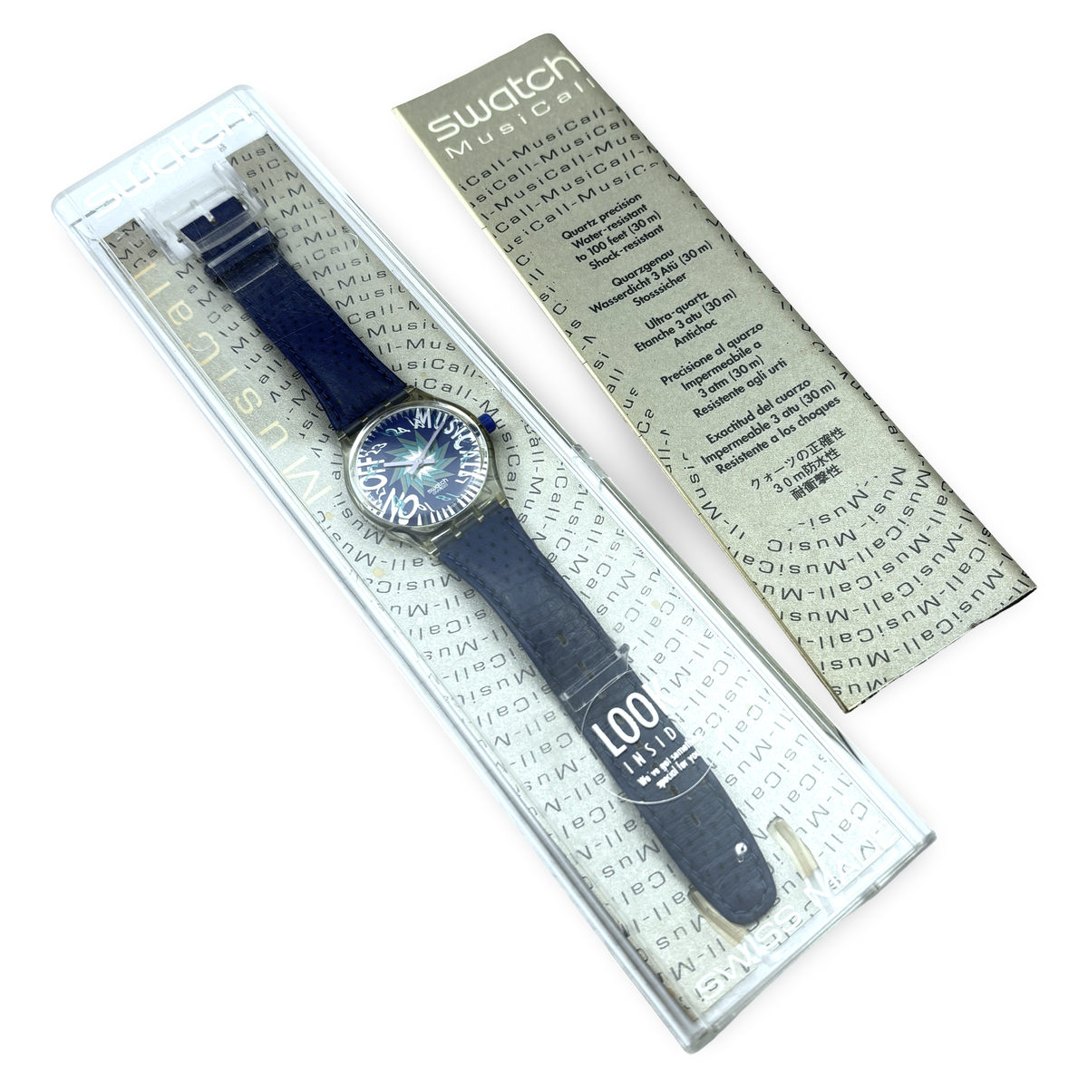 Swatch Musicall – TONE IN BLUE - 1993 | SLK100 Full Set