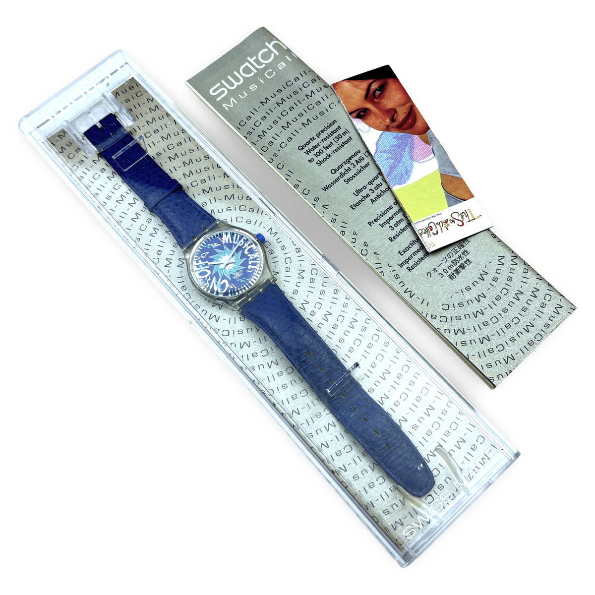 Swatch Musicall – TONE IN BLUE - 1993 | SLK100 - Full Set