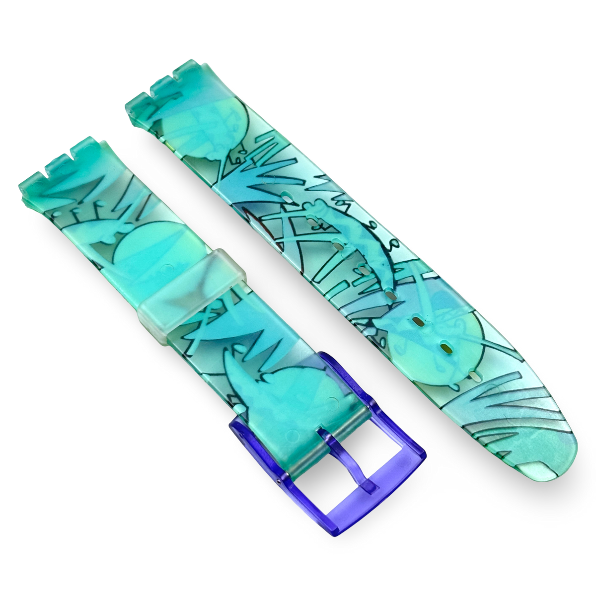 Swatch Armband - 17mm - JUNGLE - Ref: ASDV900 - NOS